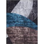 Combo de 3 Alfombras con Diseños Lineales 133 x 190 + 2 x 50 x 80 Cm