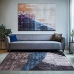 Combo de 3 Alfombras con Diseños Lineales 133 x 190 + 2 x 50 x 80 Cm