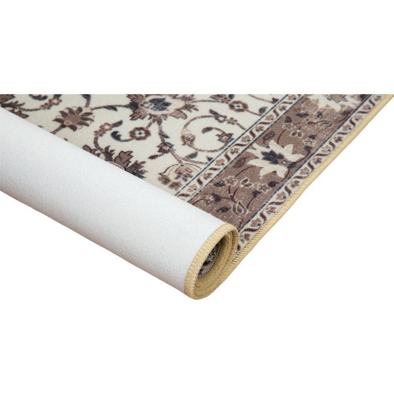 Set de Alfombras Beige Floral 3 Pzas