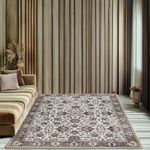 Set de Alfombras Beige Floral 3 Pzas