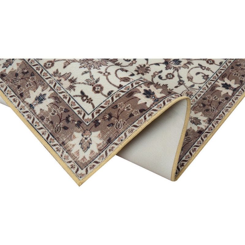 Set de Alfombras Beige Floral 3 Pzas