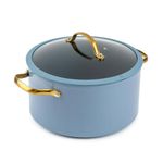 Batería de Cocina Azul Antiadherente 12 Pzs