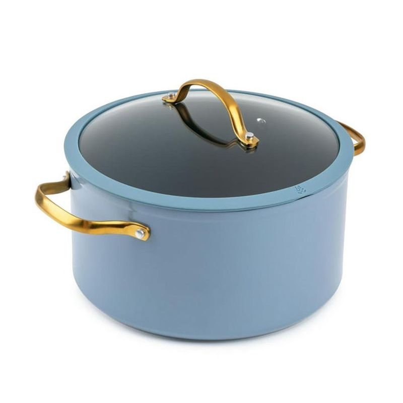 Batería de Cocina Azul Antiadherente 12 Pzs