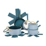 Batería de Cocina Azul Antiadherente 12 Pzs