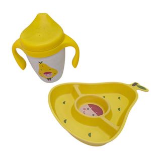 Set Vajilla Infantil Pera 2 Pzs