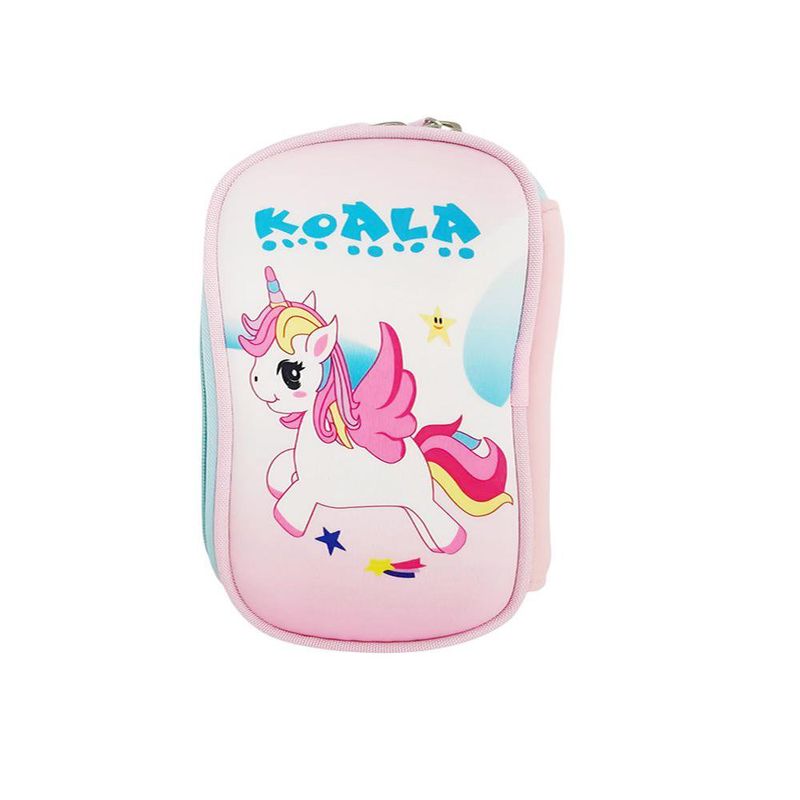 Estuche Escolar Rosa de Unicornio