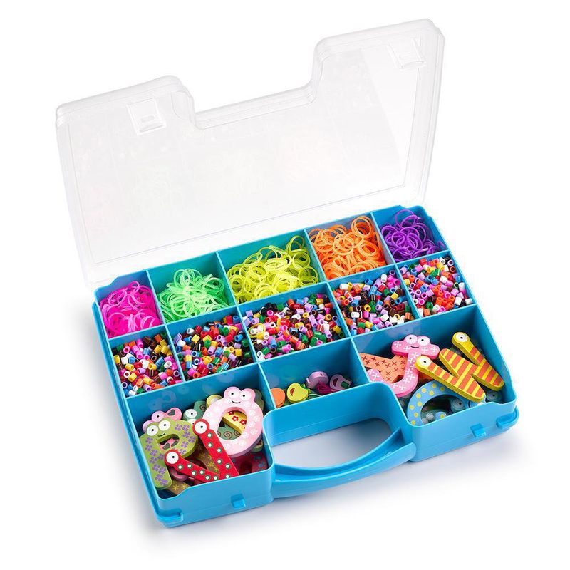 Caja Organizadora con Compartimentos Turquesa