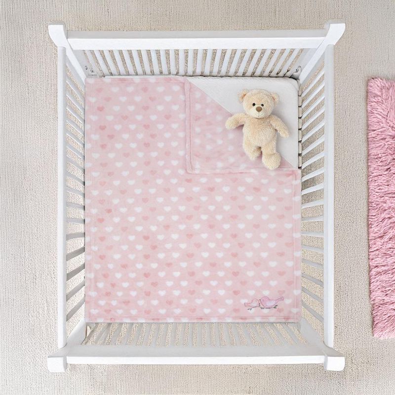 Frazada Diseño Pajaritos 76 X 102 Cm