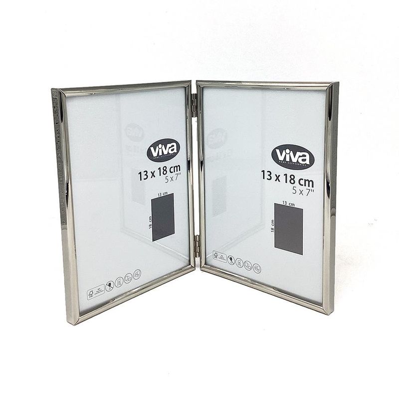 Marco de Fotos Doble 5 x 7 Plg