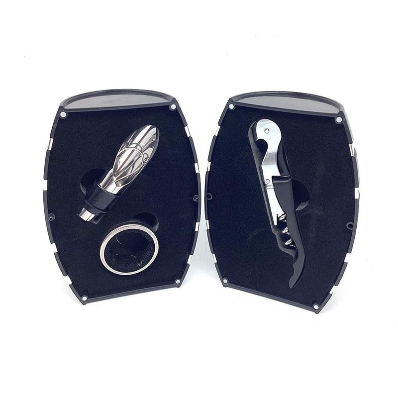 Set de 3 Accesorios para Vino 10x10x14 Cm