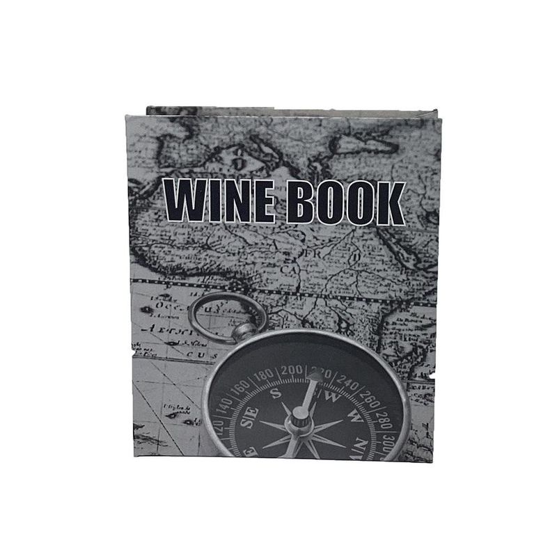 Set de 3 Pzas para Vino en Caja Tipo Libro 16.5X14.5X4 Cm