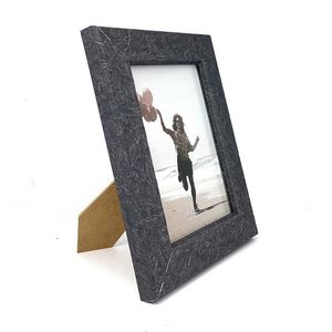 Marco Decorativo Negro Texturizado