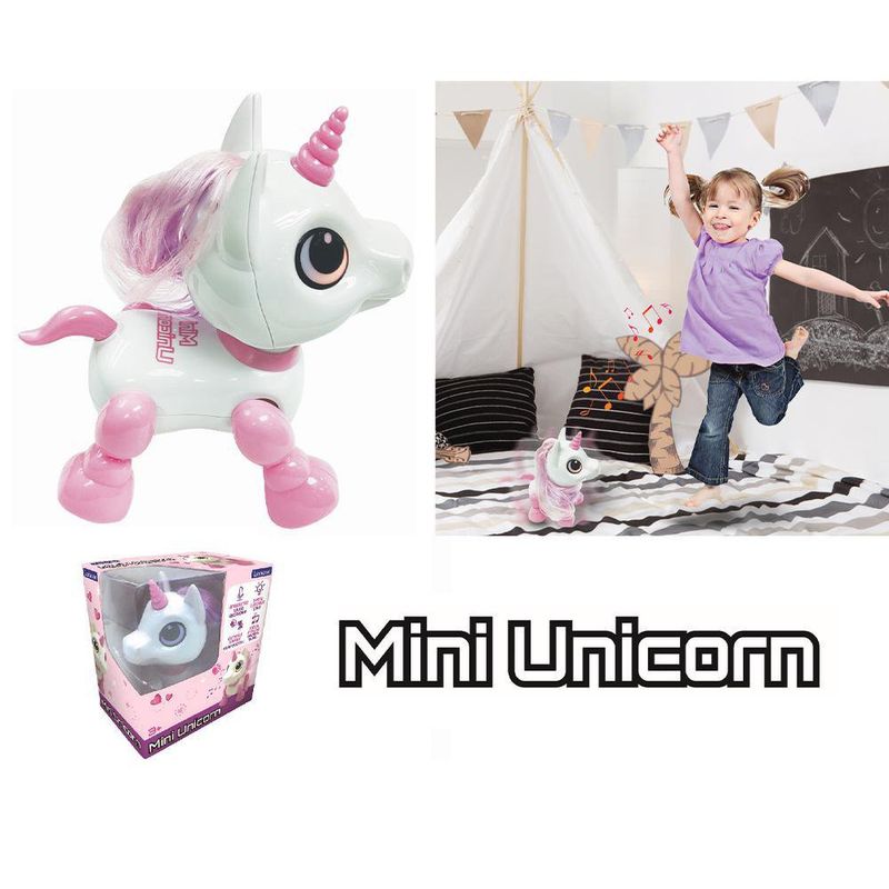 Robot Mini Unicornio con Luces y Sonido - Lexibook