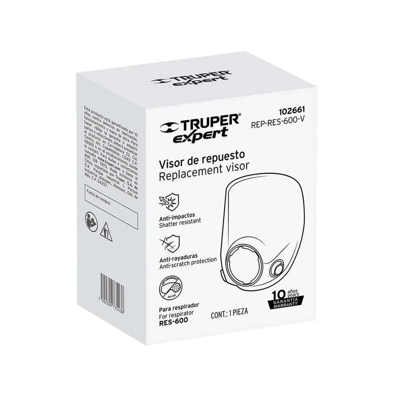 Visor de Repuesto para Respirador