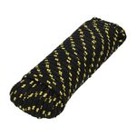Cuerda Trenzada de Polipropileno Color Negro 30 Metros
