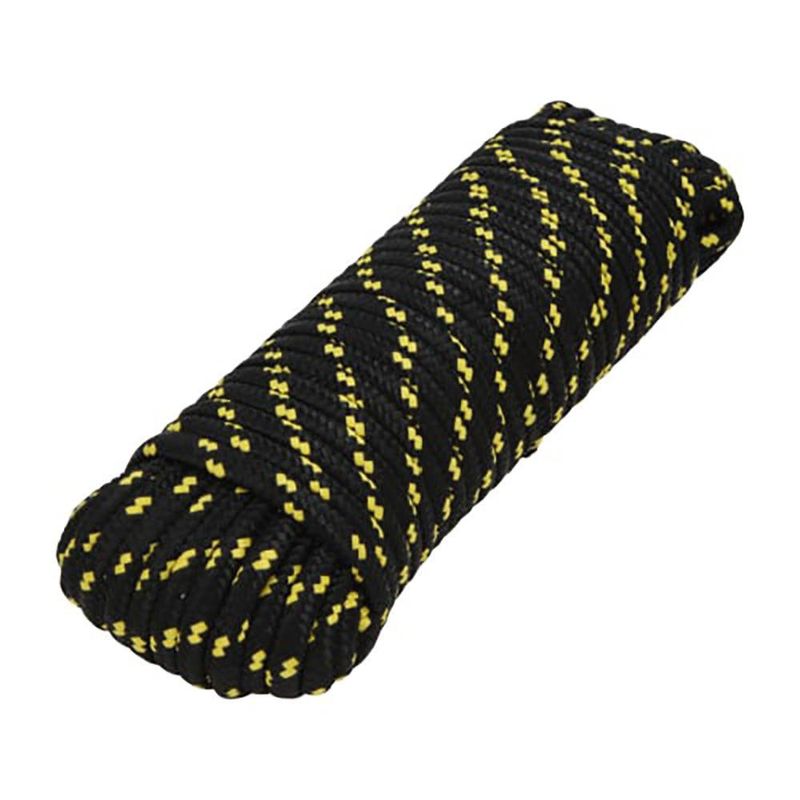 Cuerda Trenzada de Polipropileno Color Negro 30 Metros