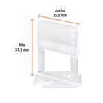 Anclas para Nivelación de Azulejos de 1 mm 100 Unidades