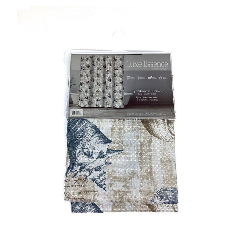 Cortina de Baño Kona con Ganchos