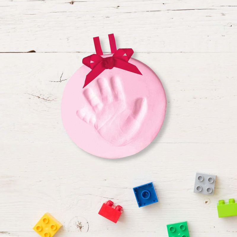 Ornamento Circular Para Huella Pink- Pearhead