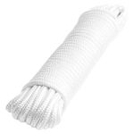 Cuerda de Poliéster Diamante Blanca 6 Mm x 15 M