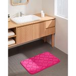 Alfombra para Baño Fucsia 45x70 Cm