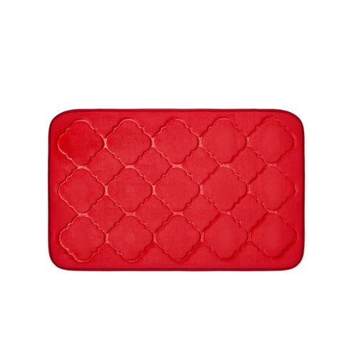 Alfombra de Baño Roja 45x70 Cm