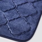 Alfombra para Baño Azul 45x70 Cm