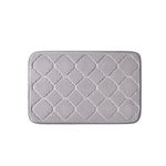 Alfombra para Baño Gris 45x70 Cm