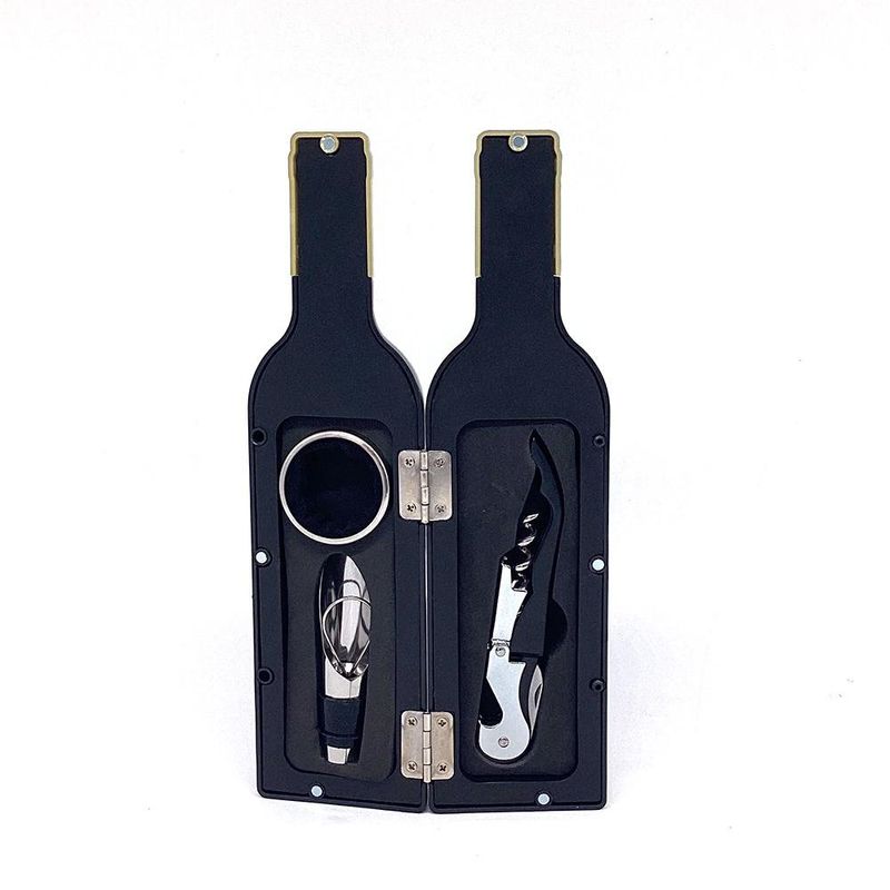 Set de Accesorios para Vino con Estuche de Botella