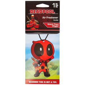 Aromatizante para Auto Diseño de Deadpool con Aroma Vainilla