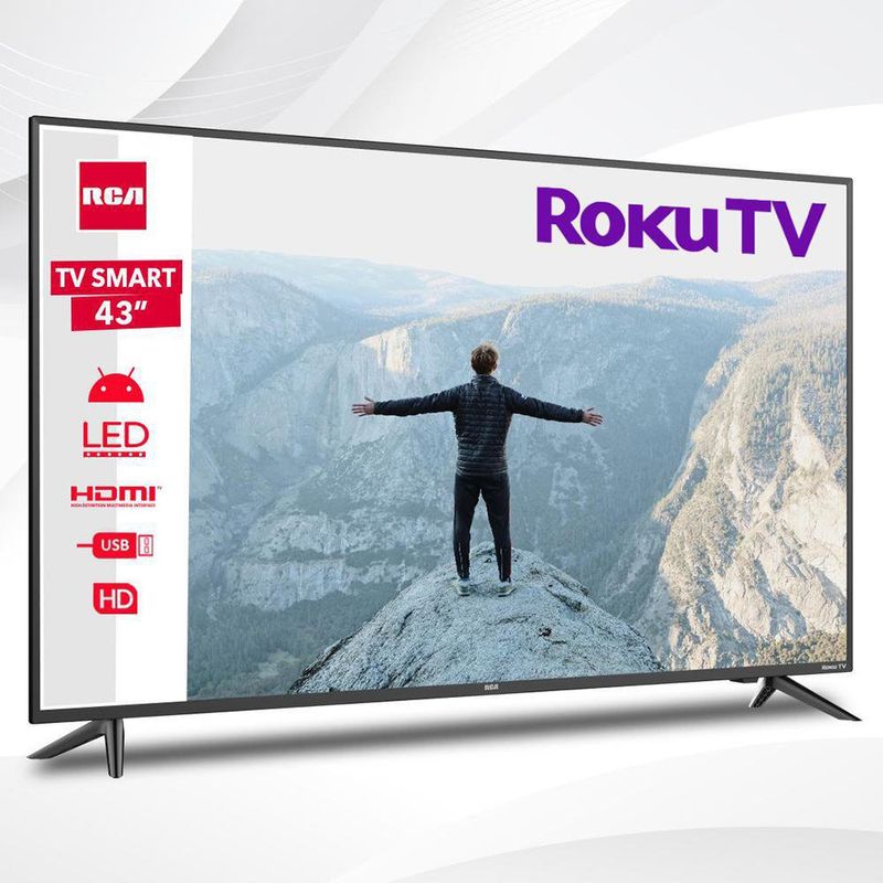 Smart TV FHD ISDB-T Roku 43 Plg - Rca
