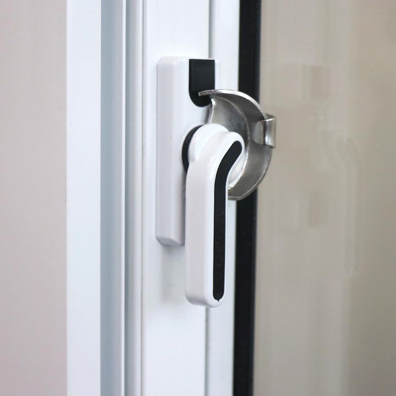Ventana PVC S80 Corrediza con Cedazo Blanca 100x100 cm