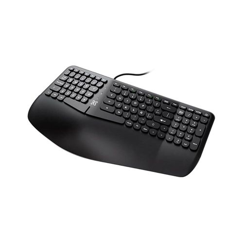 Teclado Alámbrico Ergonómico Evolve Negro