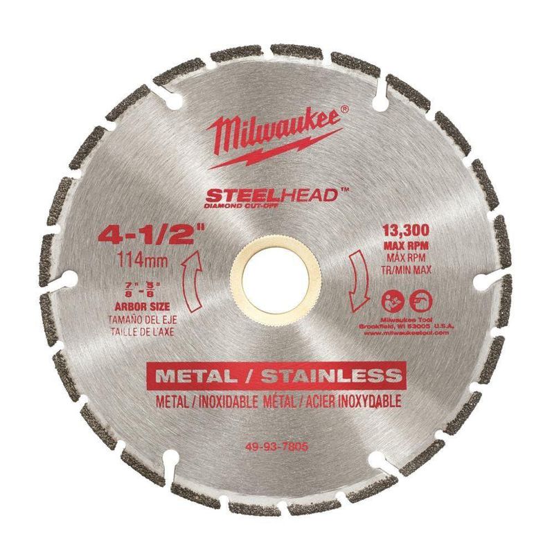 Disco Diamantado para Metal 4.5 Plg