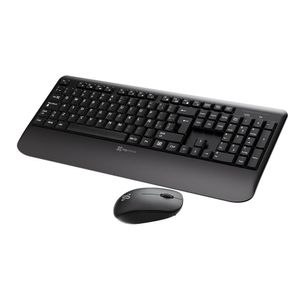 Combo de Teclado y Mouse Inalámbricos Negro
