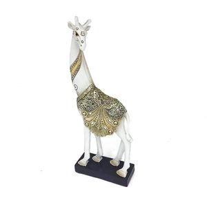 Figura Decorativa Jirafa Blanca
