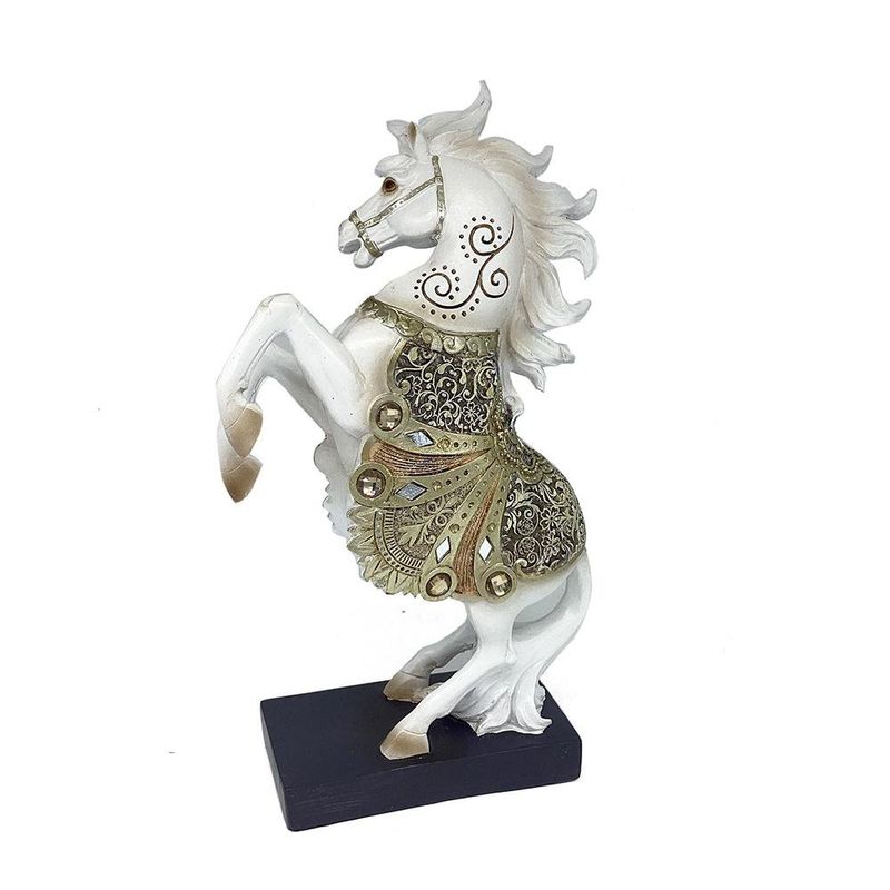 Figura Decorativa Caballo Blanco