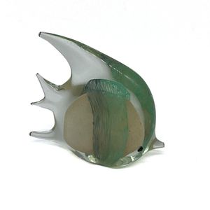 Pez Decorativo Verde Transparente