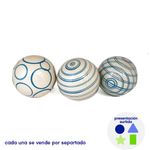 Esfera Decorativa Diseños Surtidos 10x10x10 Cm