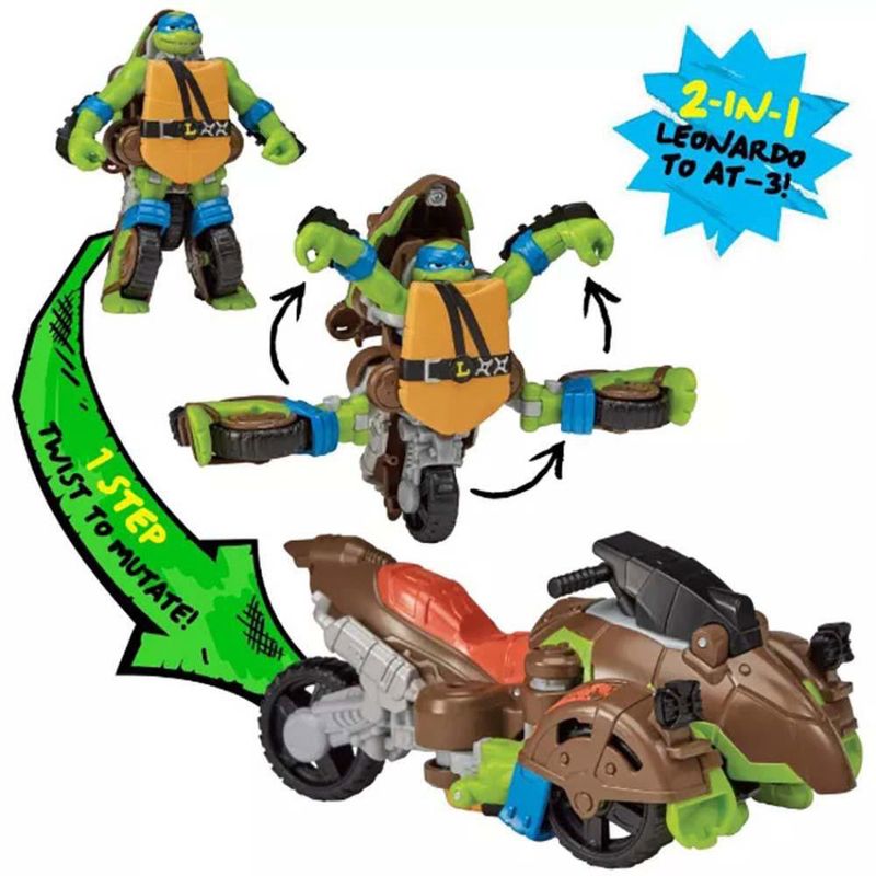 Figura Mutante a Vehículo Leonardo