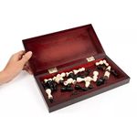 Juego de Mesa Ajedrez de Madera Tablero Plegable