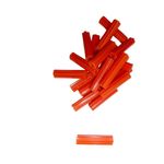 Set de 100 Tarugos de Plástico Naranja 3/16 Plg