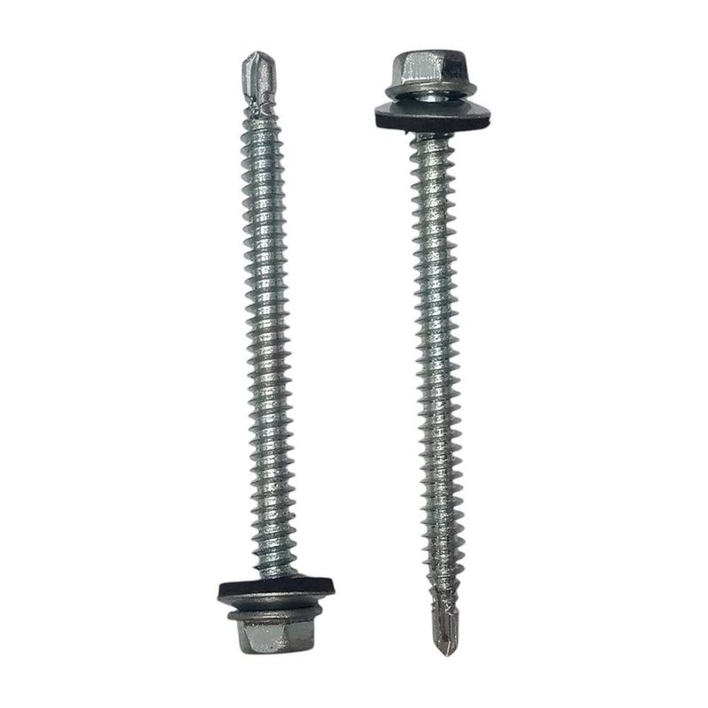 Set de 10 Tornillos Polser Punta de Broca 14 x 3 Plg