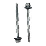 Set de 10 Tornillos Polser Punta de Broca 14 x 2 Plg