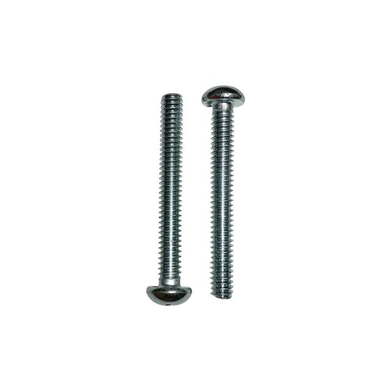 Set de 10 Tornillos Tipo Estufa Cabeza Redonda de 8/32 x 3/4 Plg