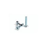 Set de 10 Tornillos Tipo Estufa Cabeza Plana 3/16 x 1 Plg