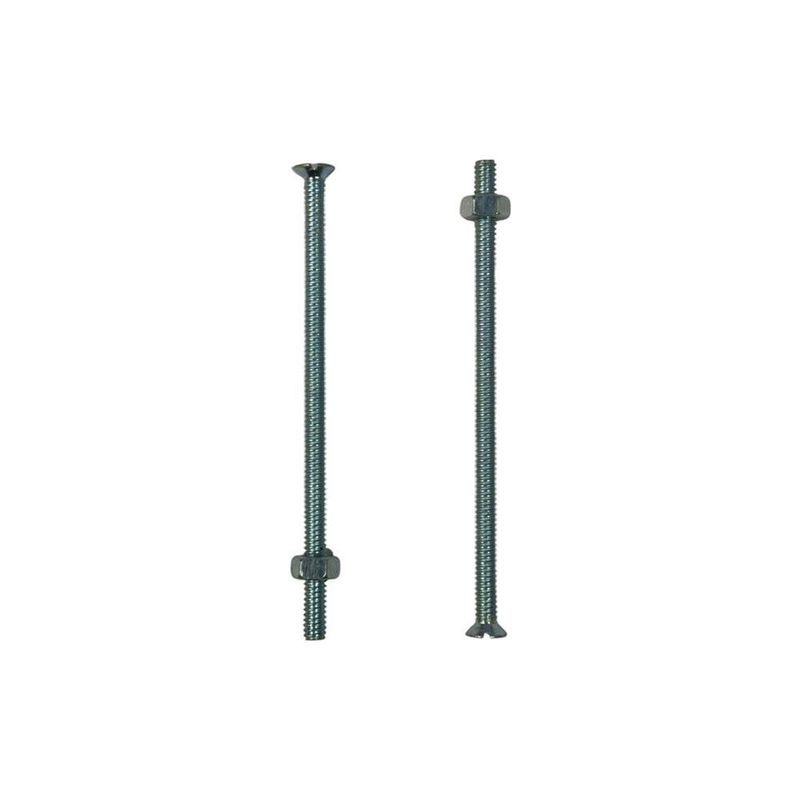 Set de 10 Tornillos Tipo Estufa Cabeza Plana 5/32 x 1 Plg