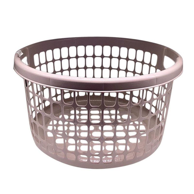 Canasta Redonda Plástica Beige 32 Lts