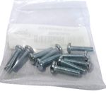 Set de 10 Tornillos Tipo Estufa Cabeza Redonda 3/16 x 3/4 Plg