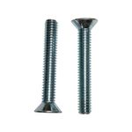 Tornillo Tipo Estufa Cabeza Plana para Fijación de 3/16 x 3/4 Plg en Set de 100 Uds